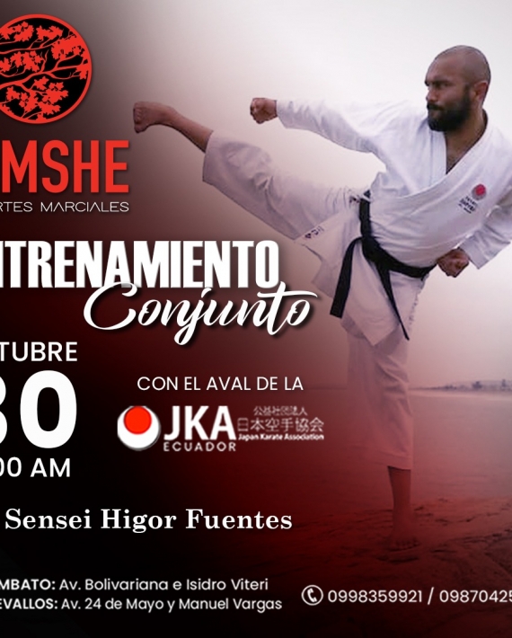 Se realizó el Entranamiento Conjunto al Dojo Simshe